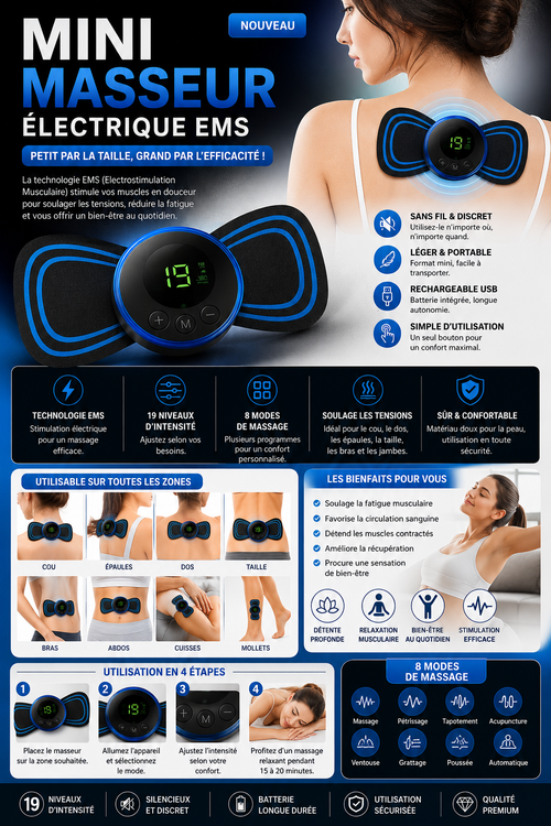 Mini masseur Electrique