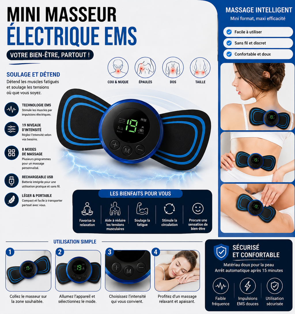 Mini masseur Electrique